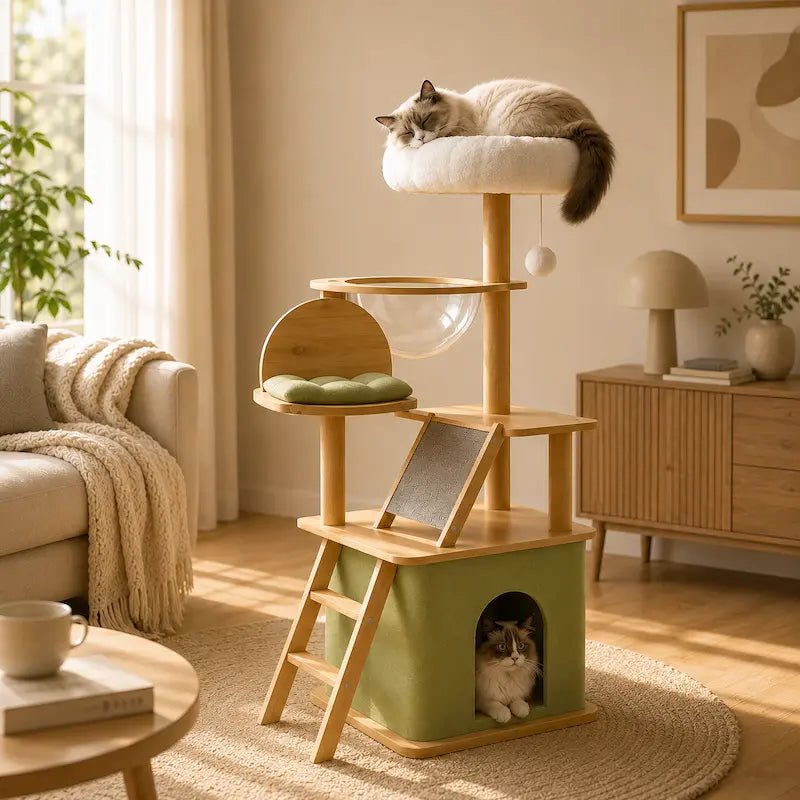 Arbre à chat de 140 cm au design sobre