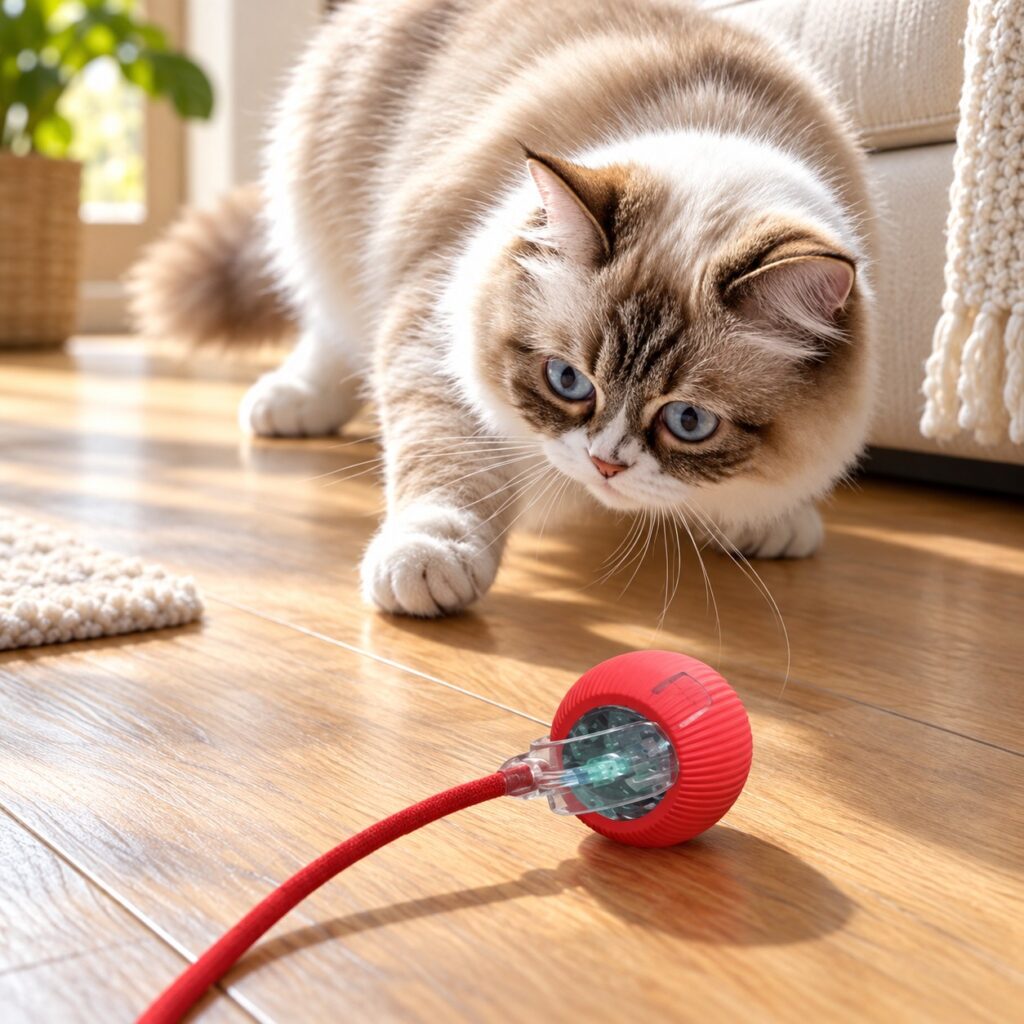 Balle interactive Rolling Ball rouge — photo 2